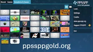PSP and PS Vita 8 key Differences 4 "PPSSPP Gold APK game library with a collection of PSP games icons displayed in a sleek, modern design."