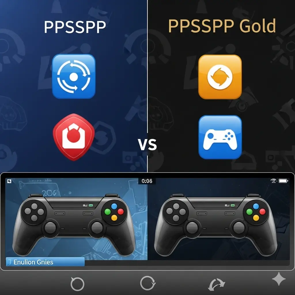 "Difference Between PPSSPP and PPSSPP Gold - Comparison of features and performance."