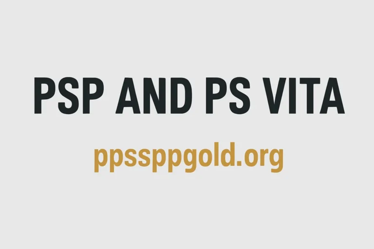 "Digital banner for 'PSP AND PS VITA"