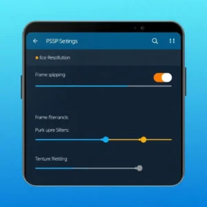 "PPSSPP Android graphics settings for optimal performance and visual quality"